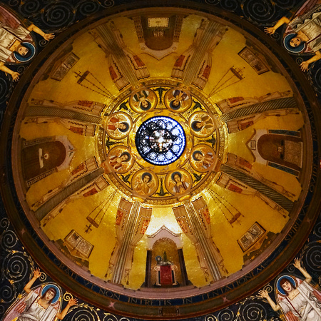 Dome of Church at Garden of Gethsemane Israel