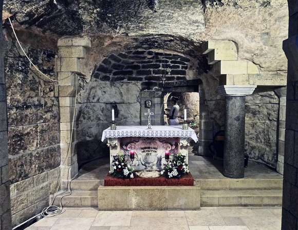 Site of the Annunciation Inside Church of the Annunciation Nazareth Israel