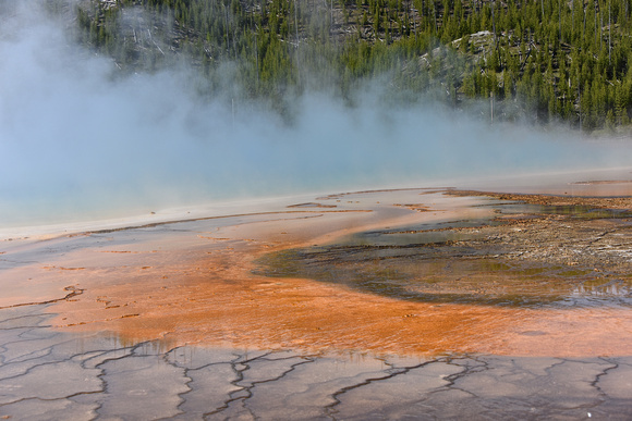 Grand Prismatic Geothermal Feature Yellowstone National Park
