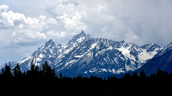 Clouds Over Tetons