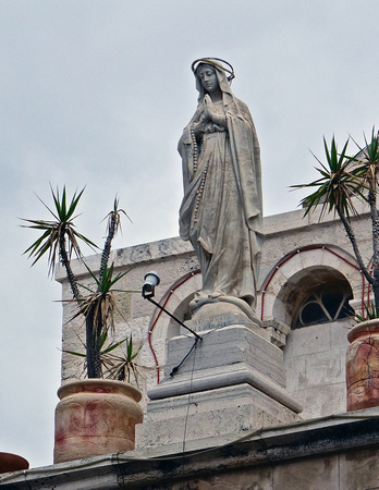 Mary Statue at Church of the Nativity Bethlehel