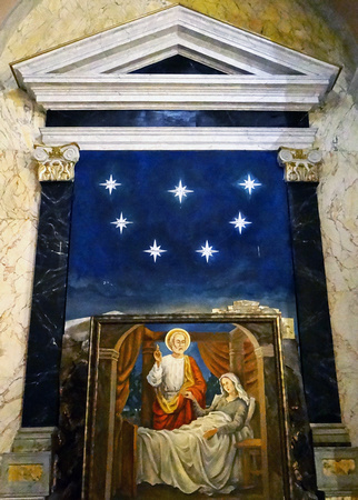 Side Panel Art in St. Peter's Church Jaffa Israel