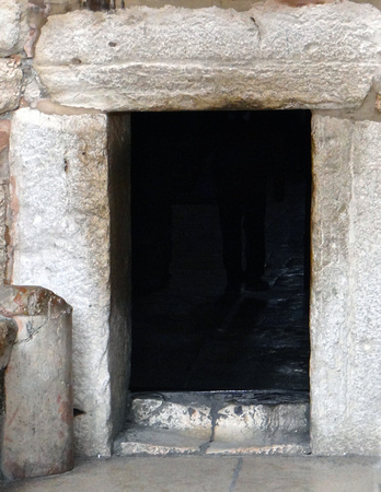 Entrance to the Church of the Nativity Bethlehem