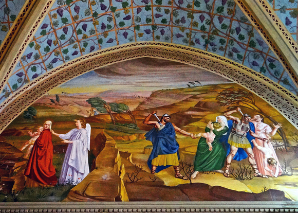 Side Panel of Church of the Visitation Israel