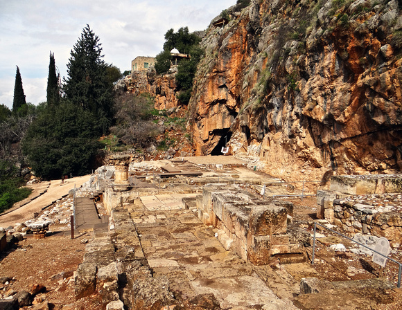 Roman Ruins in Dan Israel