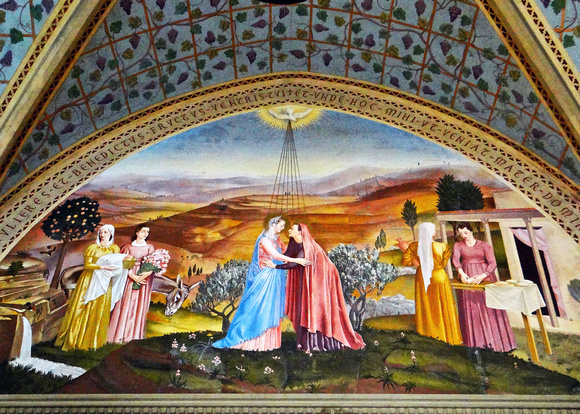 Side Panel of Church of the Visitation Israel