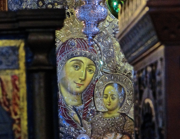 Russian Icon in Church of the Nativity Bethlehem