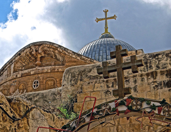 Crosses View Jerusalem Israel