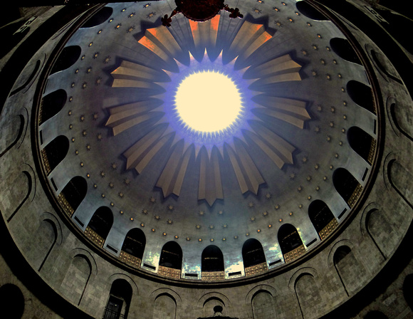 Dome of Church of Holy Sepulcher Jerusalem Israel