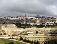 Jerusalem View from Mount of Olives Israel